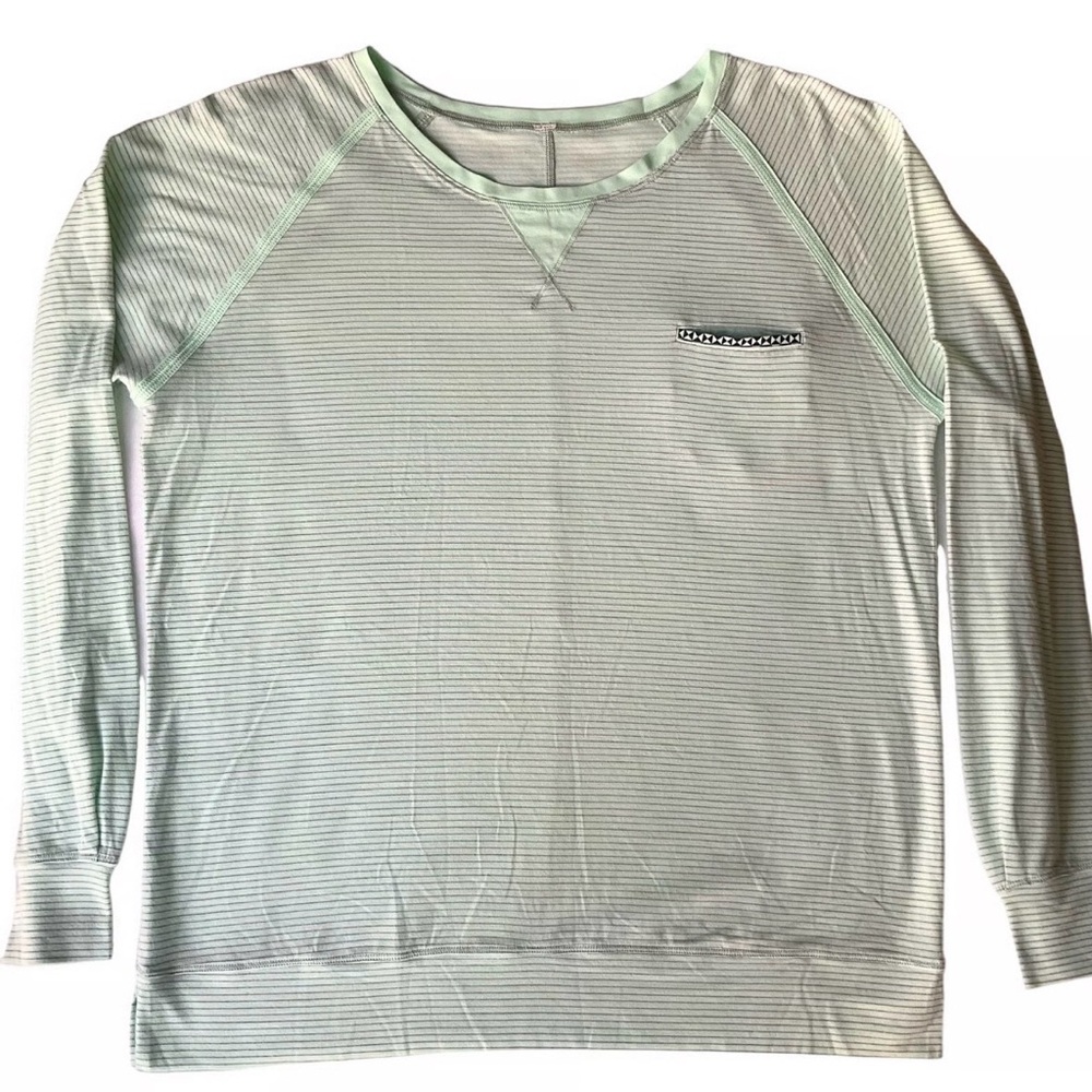 lululemon athletica Mint Green Long Sleeve Tee✨Large